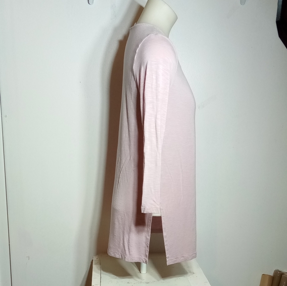 Old Navy Relaxe Luxe Relaxed Lace Up Tunic Top Sz Small in Plum Tonic - Picture 4 of 10